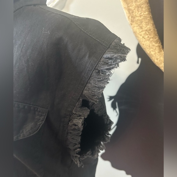 NWOT Milwaukee Leather Performance Apparel. Cotton Medium Sleeveless Frayed Edge - Picture 5 of 6